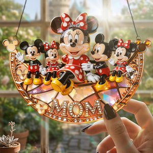 Love Mom Suncatcher - Personalized Gifts For Mothers 01kita260326-Homacus