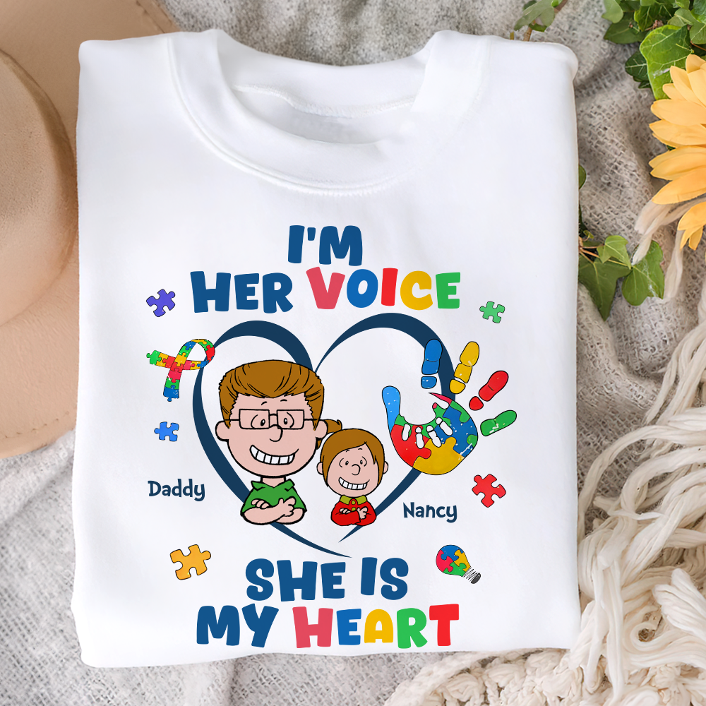 Personalized Gifts For Autism Mom Shirt I'm His Voice 03kapu240225hh-Homacus