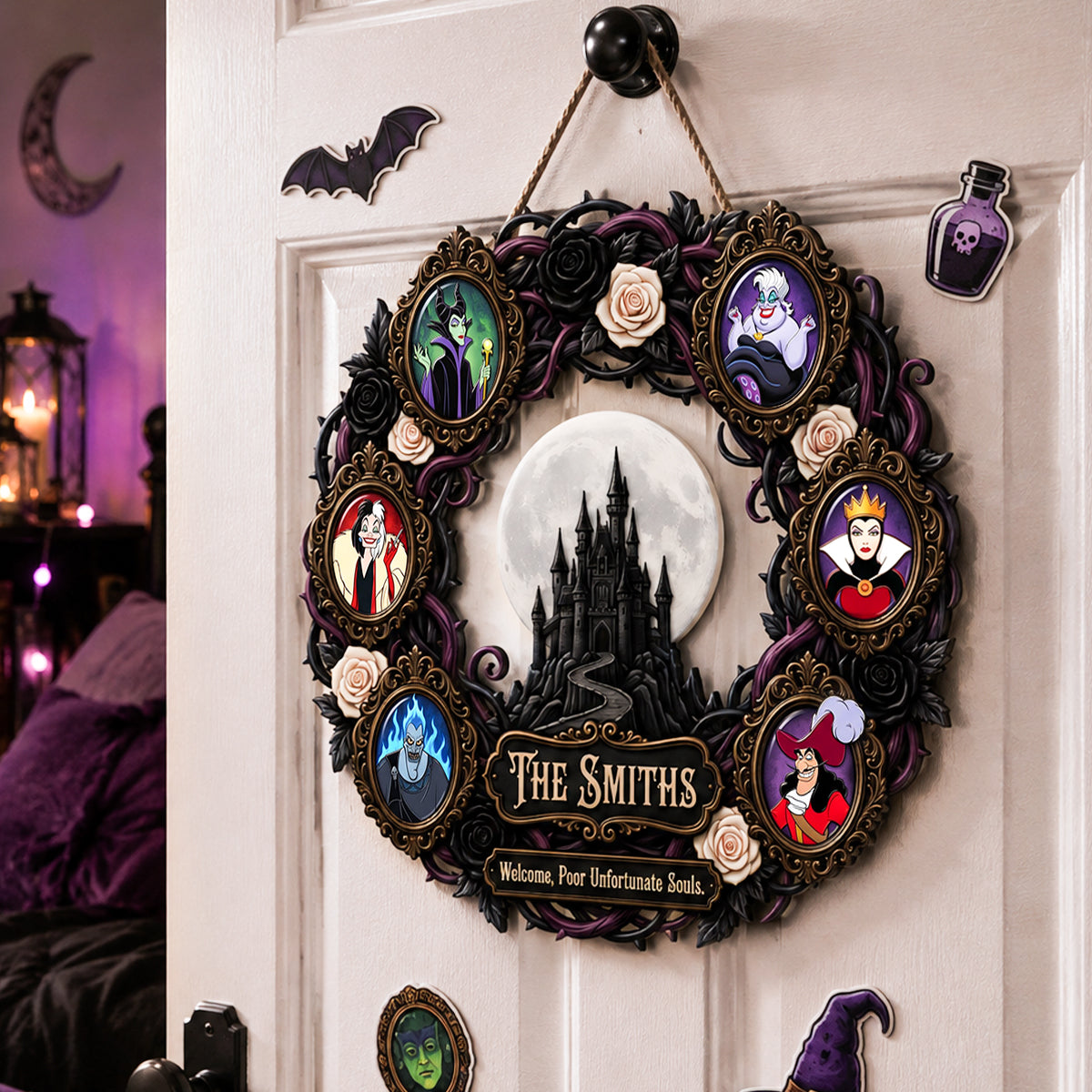 Villainous Night Acrylic Sign - Personalized Halloween Gifts For Family 03hadh170826