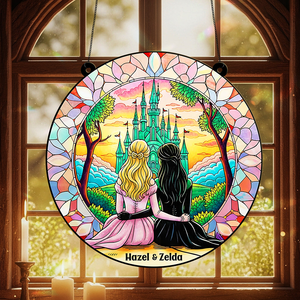 Besties Suncatcher Ornament - Personalized Gifts For Best Friends 05hyta271125-Homacus