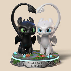 Fantasy Creature Acrylic Plaque - Personalized Gifts for Couple 01toqn240625-Homacus