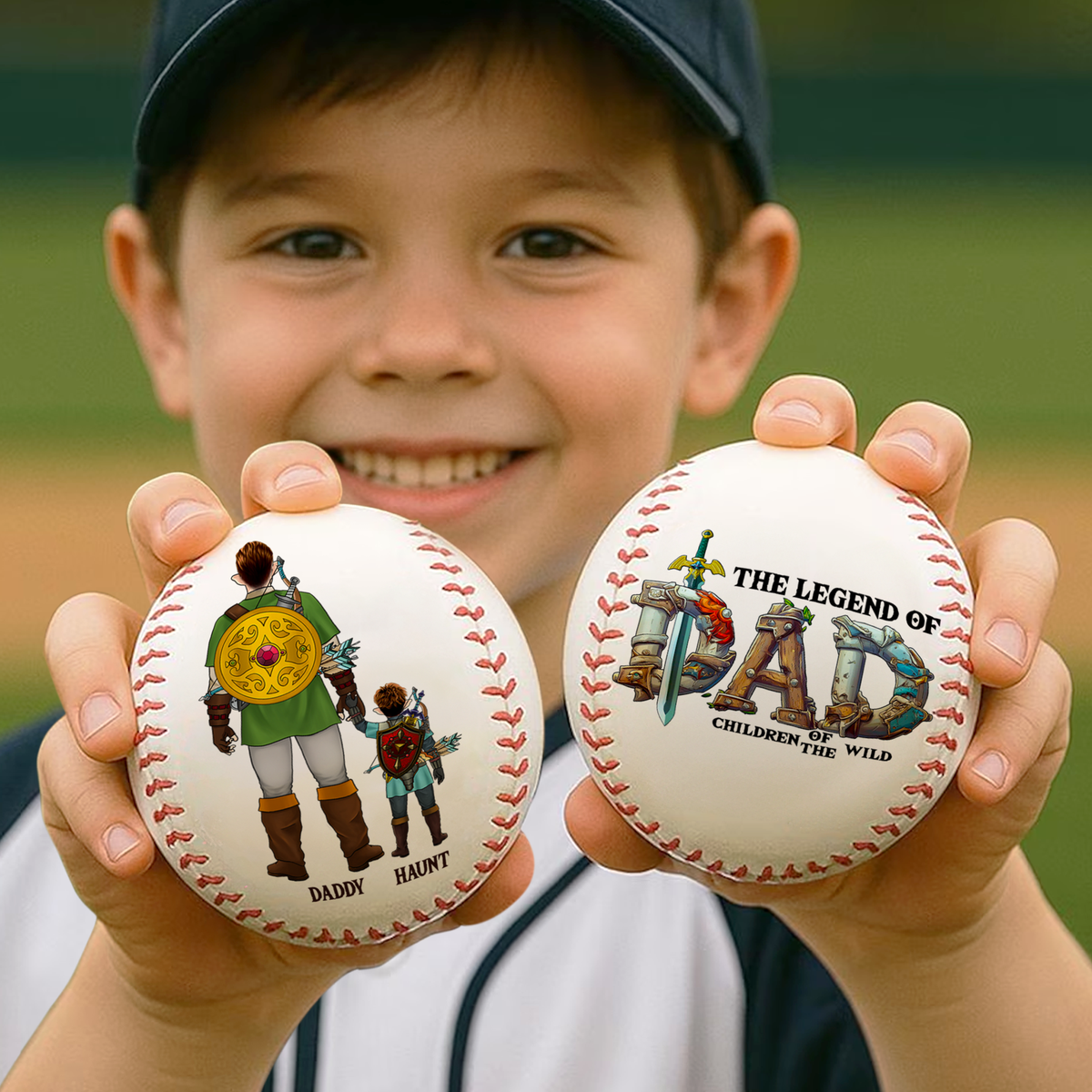 Personalized Gifts For Dad Baseball The Legend Of Dad 02HULU080425HG-Homacus