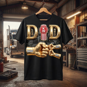 Best Dad Ever Trucker Shirt - Personalized Gifts For Dad 03nadh220526-Homacus