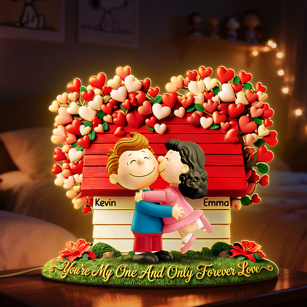 Lovely Couple Valentine Acrylic Light Box - Personalized Gifts For Couple 01huta231225-Homacus