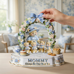 Bear Mom Toile de Jouy Acrylic Plaque - Personalized Gifts For Mother's Day Plaque 02PGMG180326-Homacus