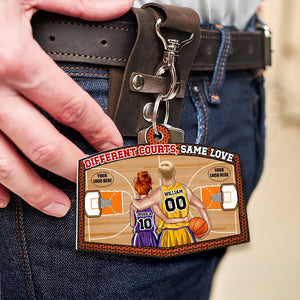 Personalized Gifts For Basketball Couple Lover Keychain 01DTDT270225TM-Homacus