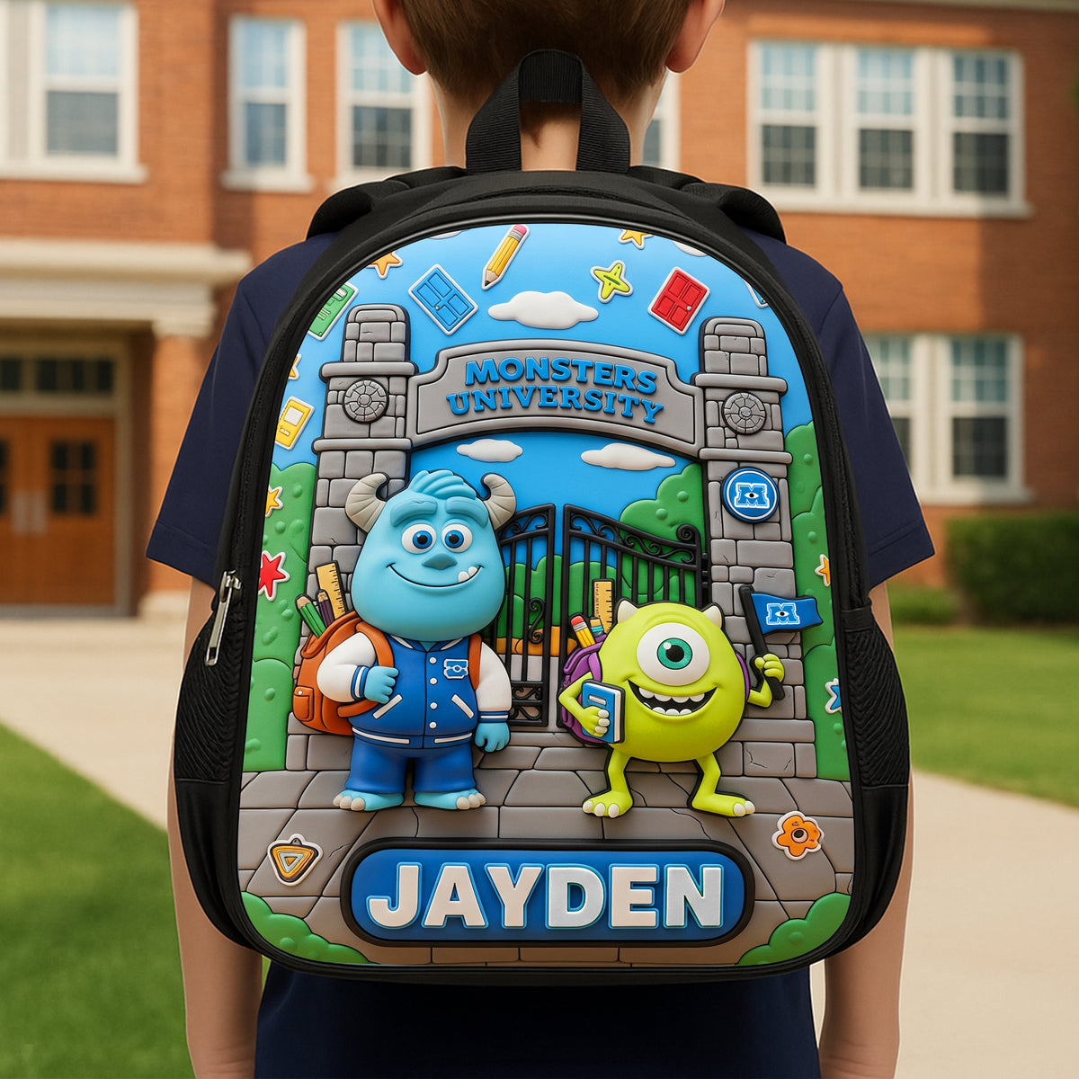 Cute Little Kids School Bag, Personalized Gifts For Kids Back To School 01qhtn050825-Homacus