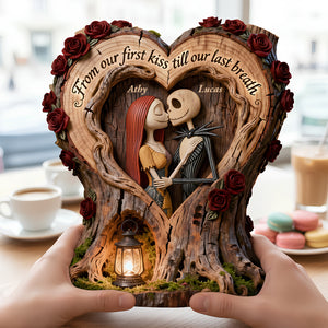 Kissing Couple Acrylic Plaque - Personalized Gifts For Couple 01TGDT030226-Homacus