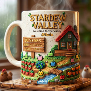 Little Farm Celebrating 10th Anniversary Coffee Mug - Personalized Gifts 02pata180326-Homacus