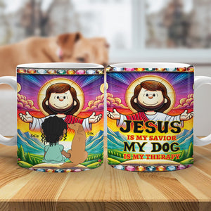 Personalized Gifts For Dog Lovers Coffee Mug, Jesus Is My Savior 04TGMH030325HG-Homacus