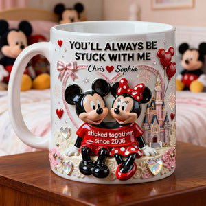 Cute Couple In Shirt Coffee Mug, Personalized Gifts For Couple 02qhlu210126-Homacus