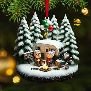 Camping Couple Christmas Ornament Personalized Gifts For Couple 06TGTA201125-Homacus