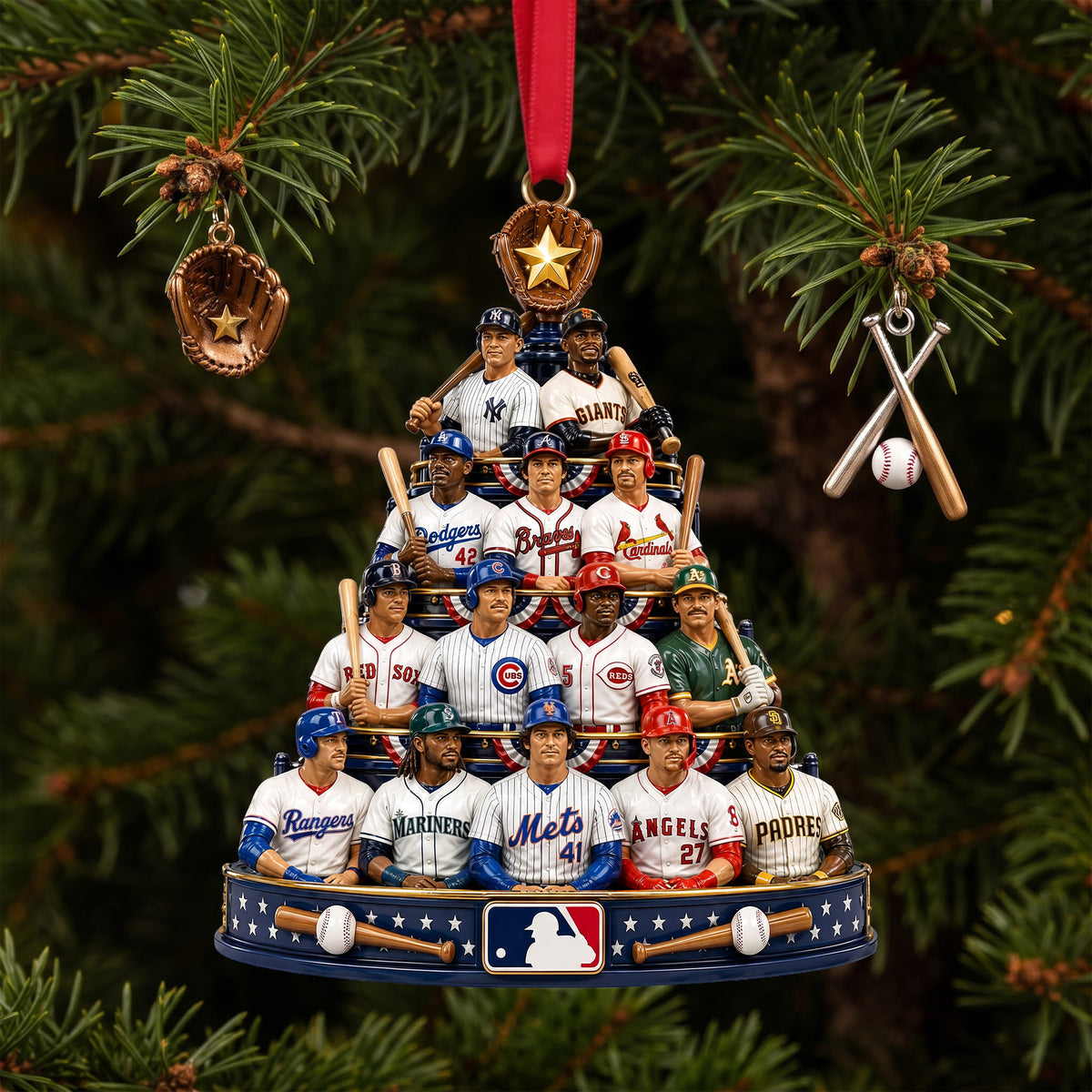 The Diamond Sport Christmas Tree Acrylic Ornament - Personalized Gifts For Sport Lovers 01qhlu310826-Homacus