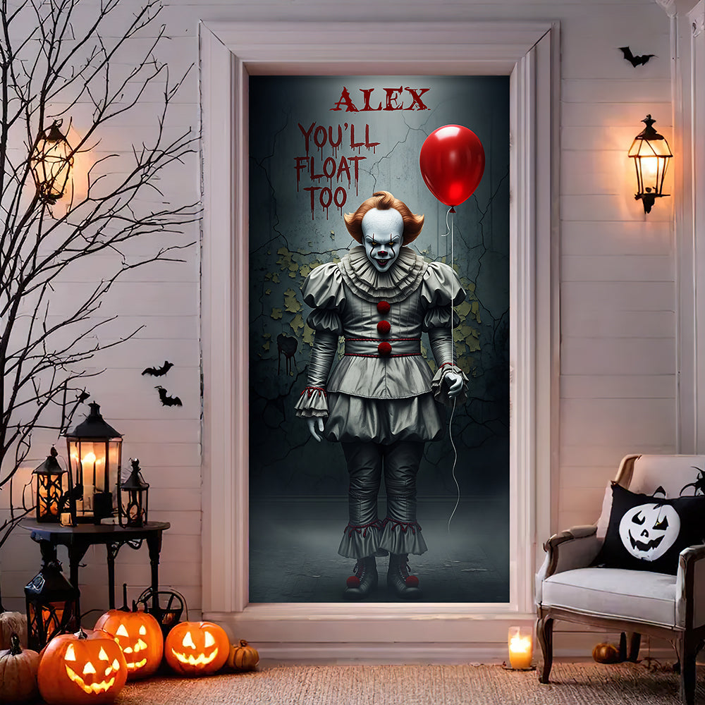 Horror Character Door Cover - Personalized Gifts For Horror Lovers 02pgta200825-Homacus