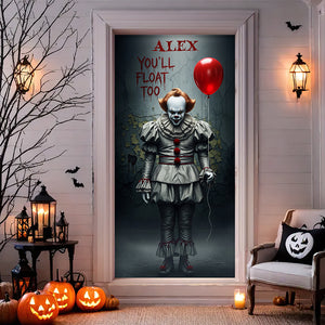 Horror Character Door Cover - Personalized Gifts For Horror Lovers 02pgta200825-Homacus