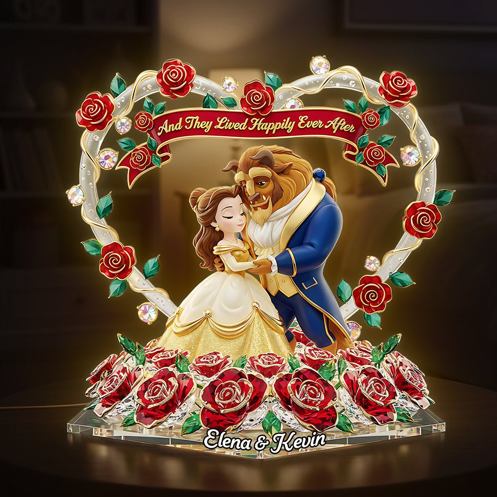 Dancing Couple Custom Shape Acrylic Light Box - Personalized Gifts For Couple 02pata261125-Homacus