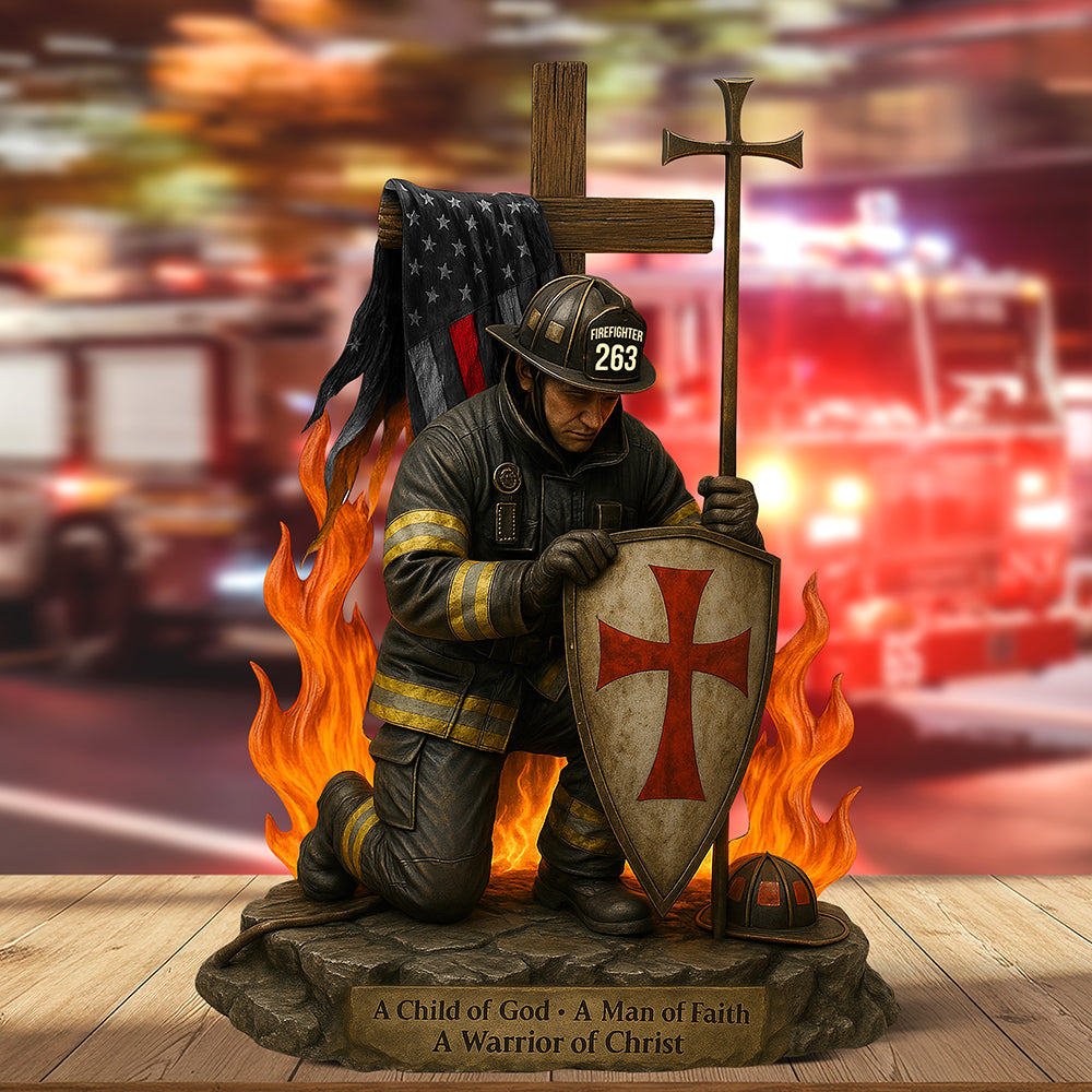 Knight Templar Acrylic Plaque - Personalized Gifts For Firefighter 01qhqn190525-Homacus