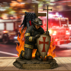 Knight Templar Acrylic Plaque - Personalized Gifts For Firefighter 01qhqn190525-Homacus