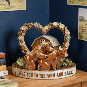 Cow Couple Farm Acrylic Plaque – Personalized Gifts For Couple 03ohqn311225-Homacus