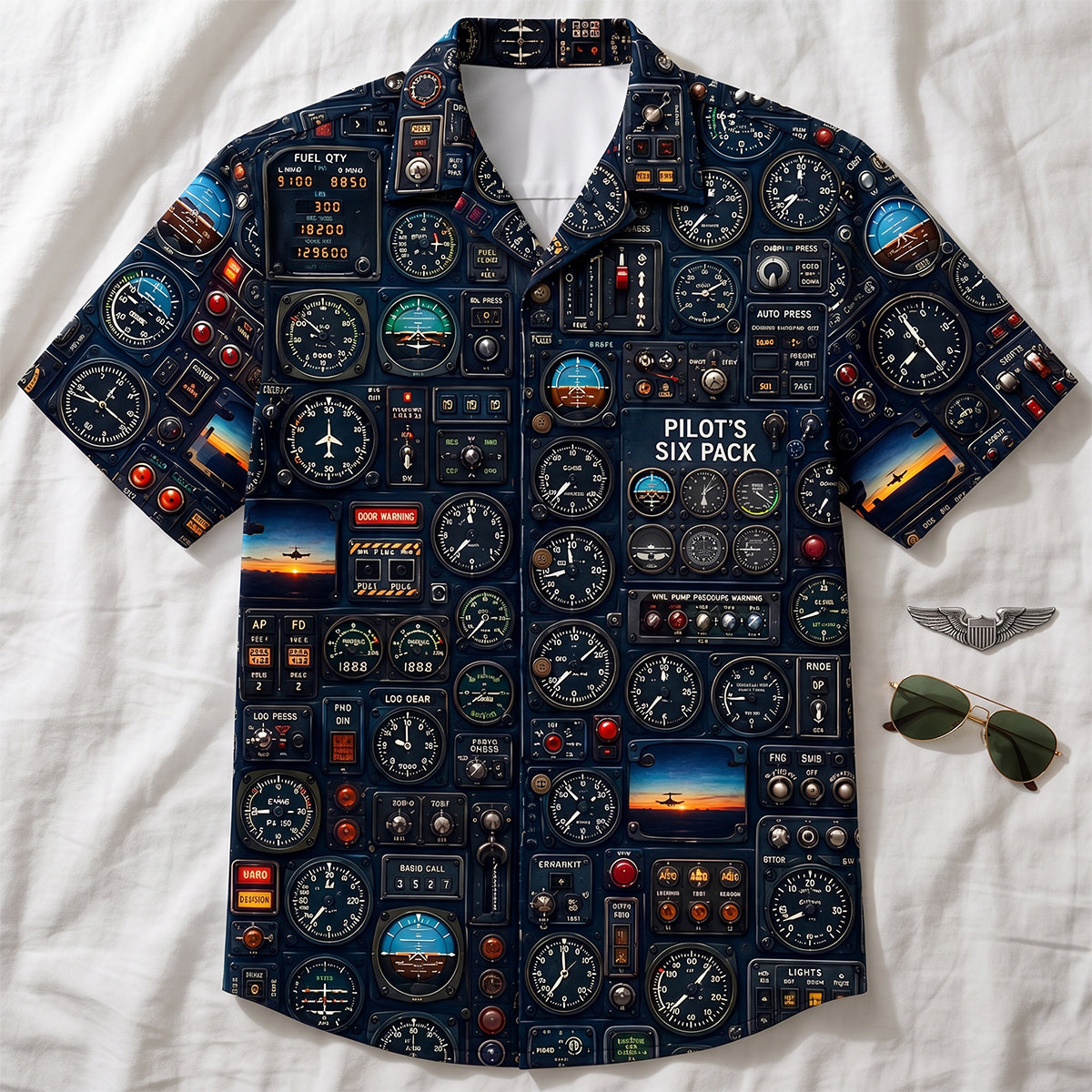 Six Packs of Pilots Hawaiian Shirt - Personalized Gifts For Pilots 02hutn170726-Homacus