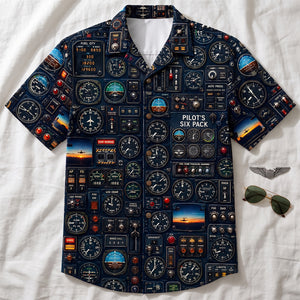 Six Packs of Pilots Hawaiian Shirt - Personalized Gifts For Pilots 02hutn170726-Homacus