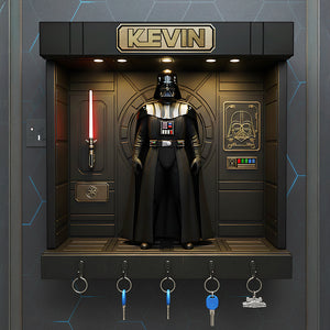 Cosmic Wood Key Hanger - Personalized Gifts For Cosmic Lovers 02kita161225-Homacus