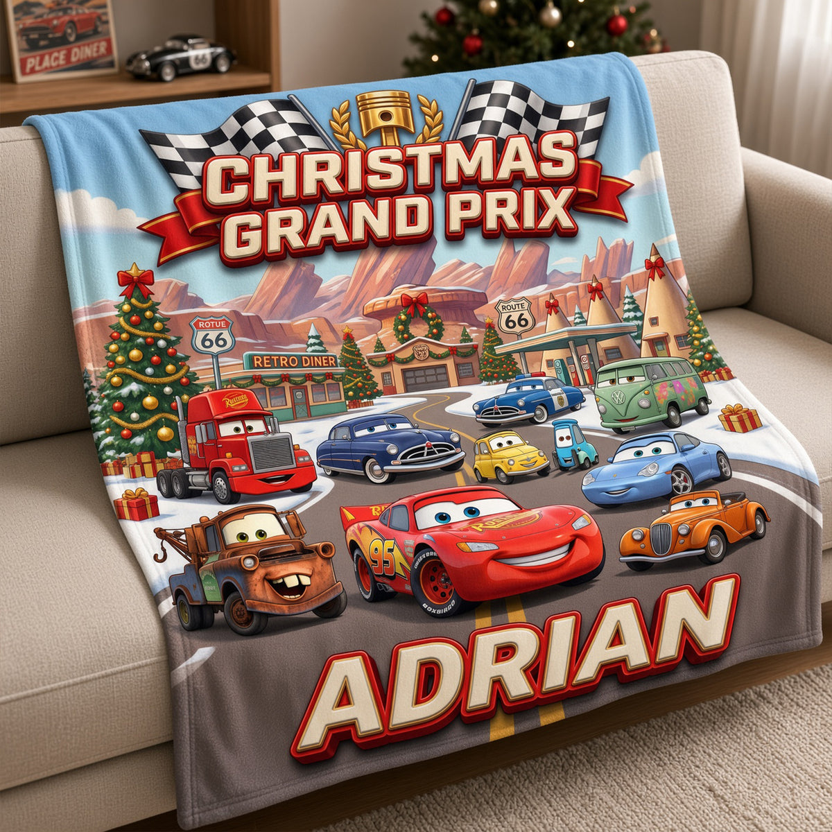 Grand Prix Racing Blanket - Personalized Gift For Racing Lovers 05TYLU211026-Homacus