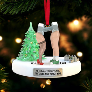 Naughty Nut and Screw Couple Ornament - Personalized Gifts For Couples 01OHLU101125-Homacus