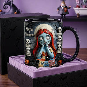Spooky Mom And Kids Magic Ceramic Coffee Mug - Personalized Gifts For Mother's Day Magic Mug 01TOLU270326-Homacus