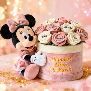 Happiest Mom On Earth Pillow - Personalized Gifts For Mom 02NADT050226-Homacus