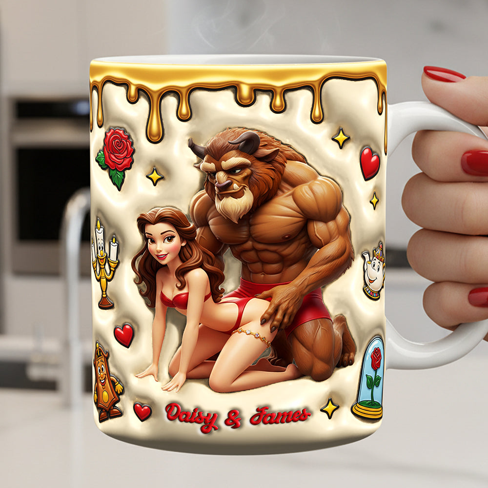 Naughty Couple Coffee Mug - Personalized Gifts For Couples 01OHTA241125-Homacus