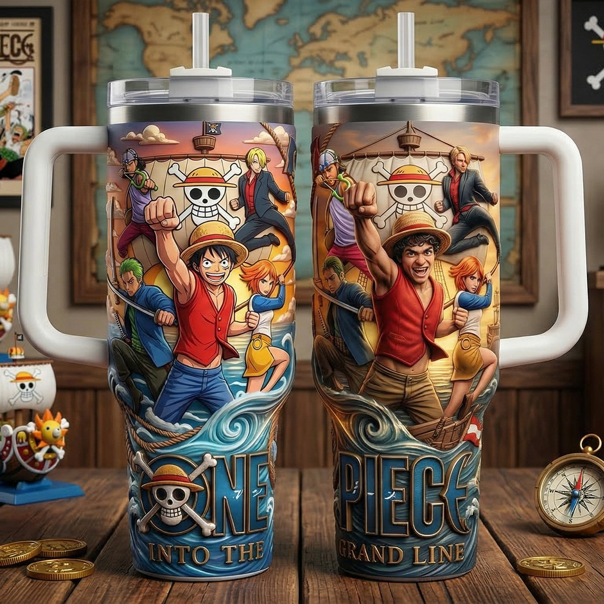 Ocean Adventure Crew Tumbler - Personalized Gift 03NATN180326-Homacus