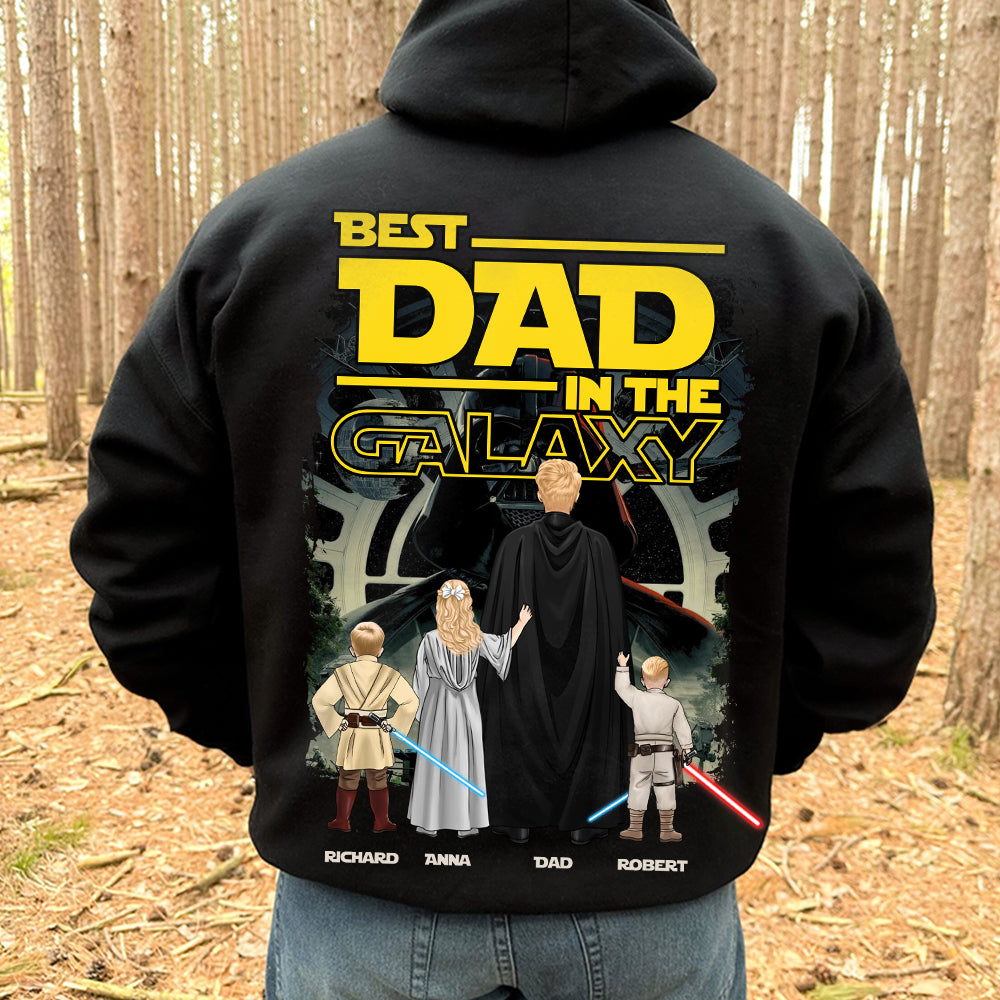 Best In The Galaxy Shirt Personalized Gifts For Dad 04XQDT040425DAHHHG-Homacus