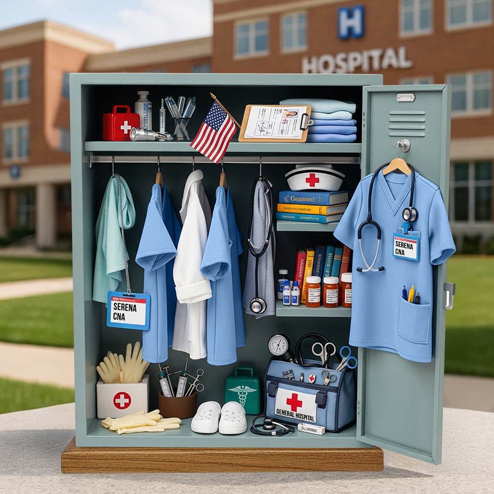 Nurse Personal Locker Acrylic Plaque Personalized Christmas Gifts For Nurse 05qhdt050625-Homacus