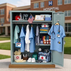 Nurse Personal Locker Acrylic Plaque Personalized Christmas Gifts For Nurse 05qhdt050625-Homacus