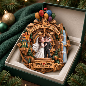 Forever Love Acrylic Ornament - Personalized Christmas Gifts For Couples 02halu180926