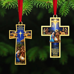 Gifts For Jesus Lover, Jesus Christmas Acrylic Ornament 01hyta171025-Homacus