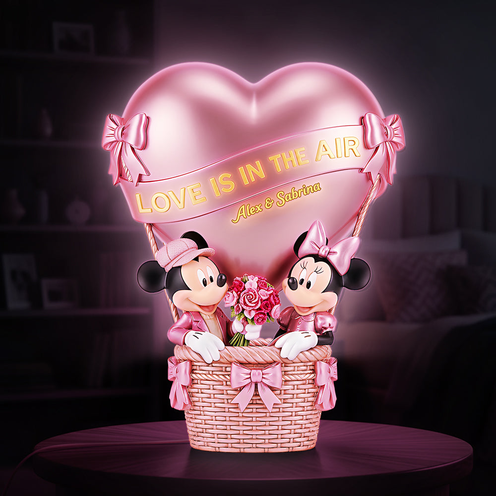 Couple Hot Air Balloon Custom Shape Acrylic Light Box - Personalized Gifts For Couple 03gta251125