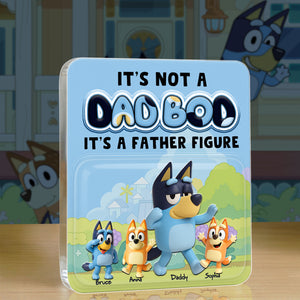 Figure Dog Dad Acrylic Plaque - Personalized Gifts For Father 03NALU250425-Homacus