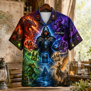 Fantasy Warrior Hawaiian Shirt - Personalized Gifts For Fantasy Lovers 03nadh290626