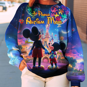 Personalized Gifts For Autism Mom 3D Shirt, Dreamy Landscapes In Magical World 03TGLU100325-Homacus
