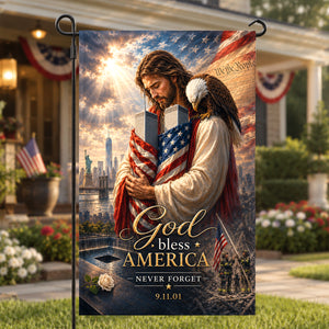 God Soothes America's Pain Garden Flag - Patriot Day 03QHDH270726-Homacus