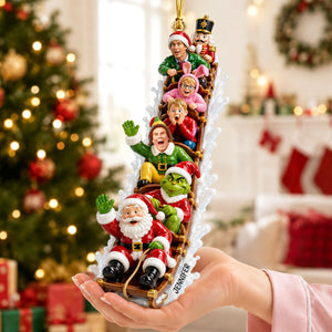 Nostalgia Sled Acrylic Ornament, Personalized Gifts 03qhqn290826-Homacus