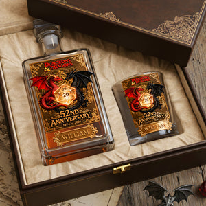 52th Anniversary Magic Game Personalized Gifts For Game Lovers Decanter Set 02kita280226-Homacus