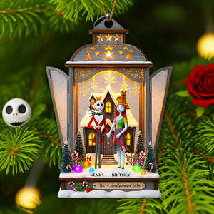 Gothic Christmas Lantern Ornament Personalized Gifts For Couple 05TGDT160825-Homacus