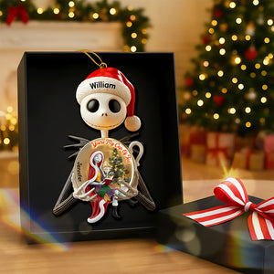 Spooky Love Christmas Ornament – Personalized Gifts For Couple 04paqn170925-Homacus