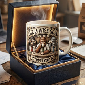 Sasquatch 3 Wise Guys Coffee Mug - Personalized Gifts For Coworker 01palu240326-Homacus