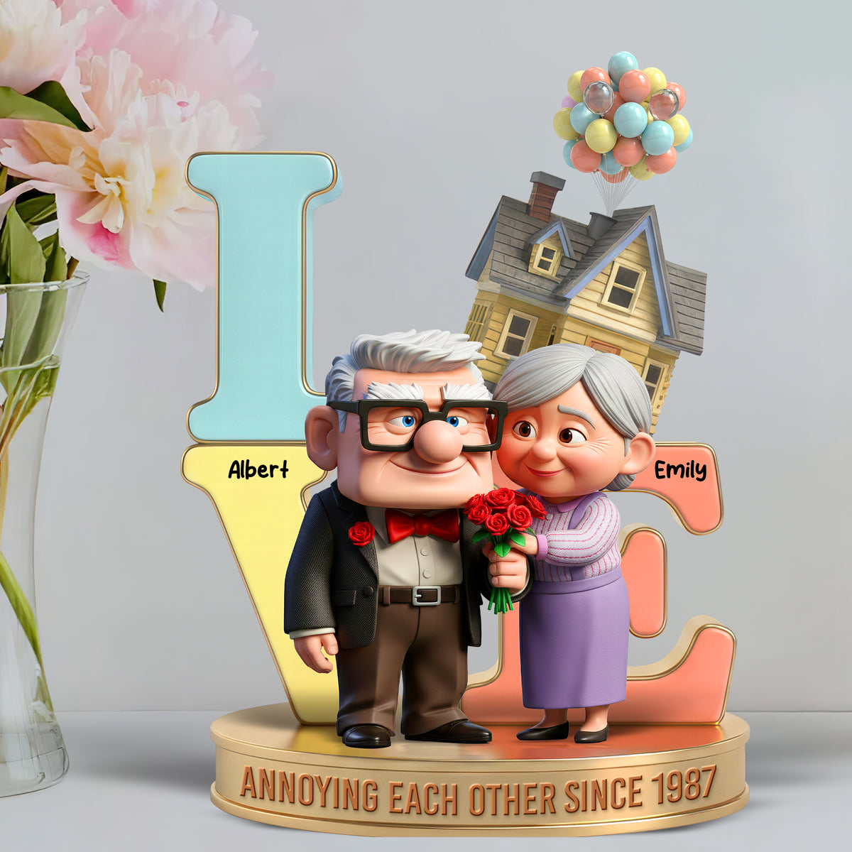 Old Couple Acrylic Plaque - Personalized Gifts For Couple 03pgqn261125-Homacus