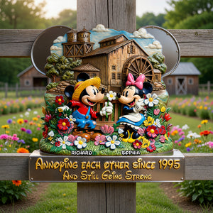 Lively Countryside Life Metal Sign, Personalized Gifts For Couple 02qhqn230626