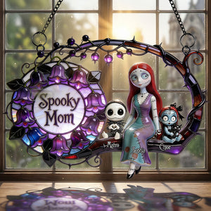 Spooky Mom Acrylic Suncatcher Ornament - Personalized Mother's Day Gifts 02nadt200326-Homacus